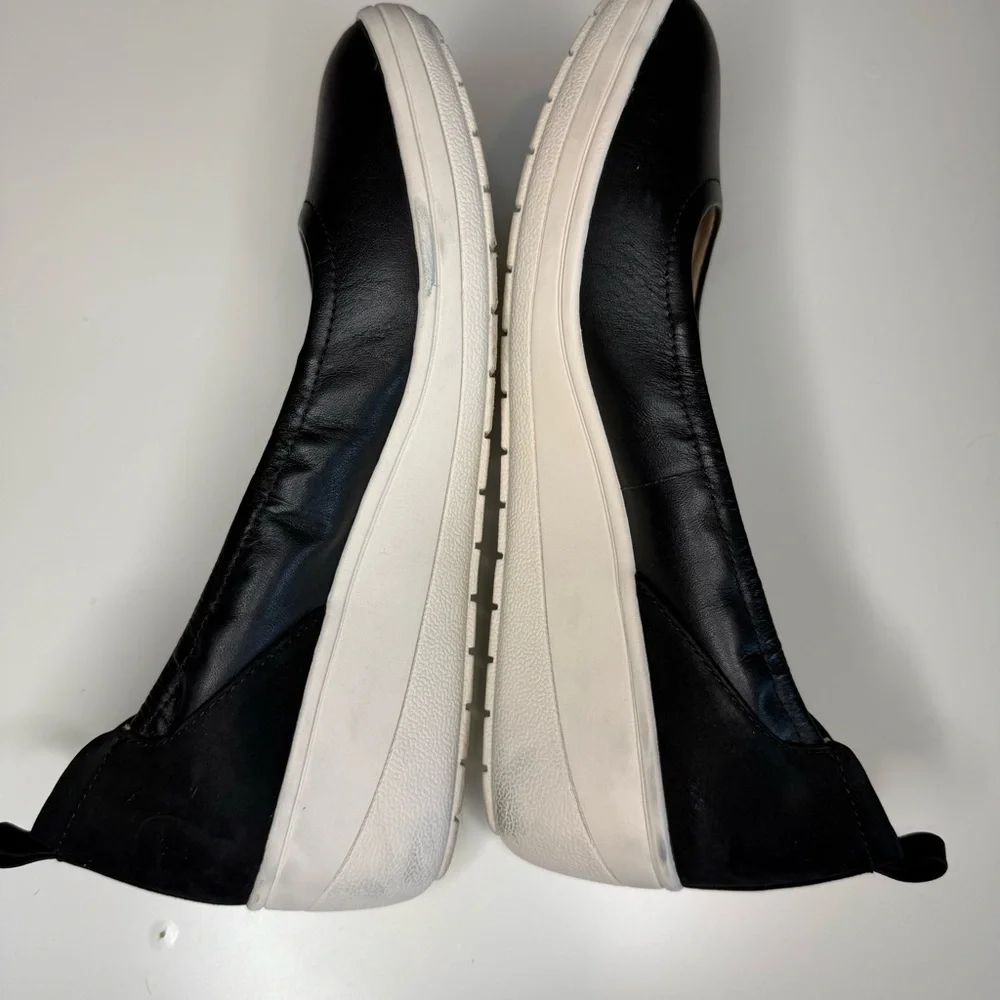 Vionic Black Jacey Slip On Wedge Shoes Size Women’s US 7.5 GUC